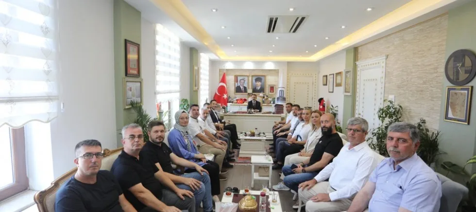 AK Parti İl Başkanlığından Vali Aktaş’a Veda Ziyareti