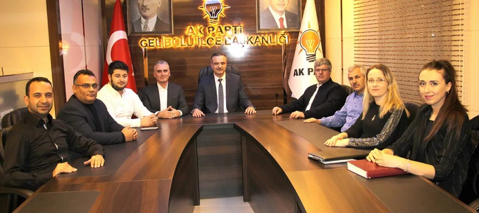 AK Parti İlçe Başkanlığında Devir Teslim Töreni Yapıldı