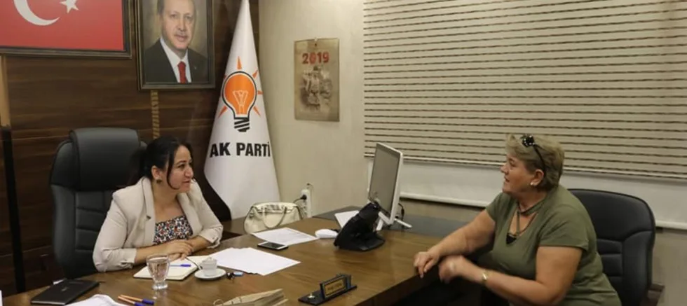 AK Parti İlçe Kadın Kolları Mülakatı Yapıldı