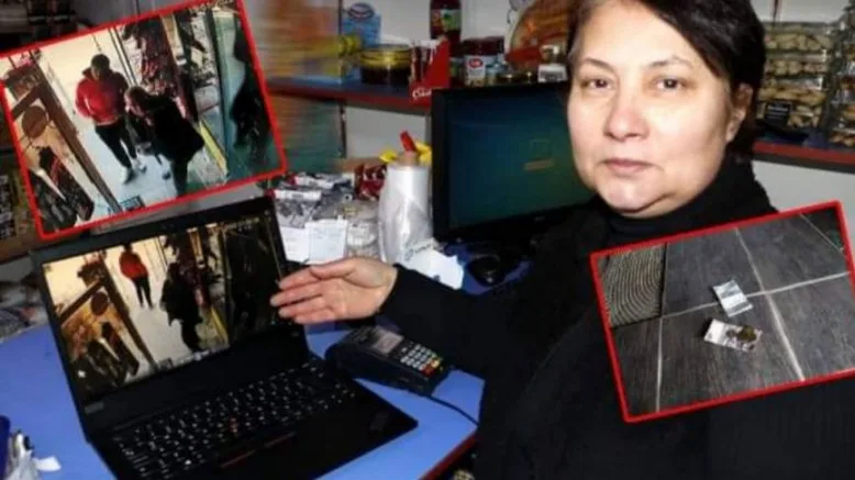 Aldıkları Ürünleri Kameraya Gösterip, Ücretini Bıraktılar