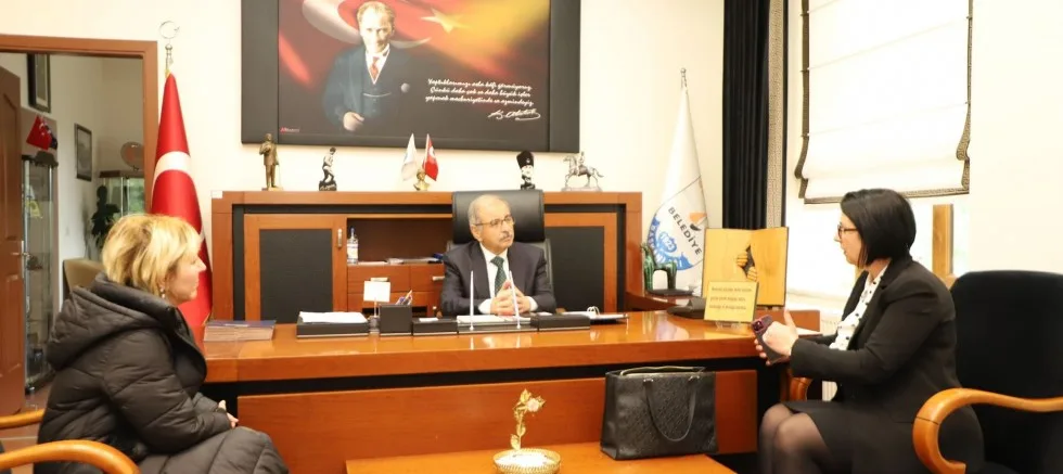 Banka Müdüründen Başkan Özacar’a Ziyaret