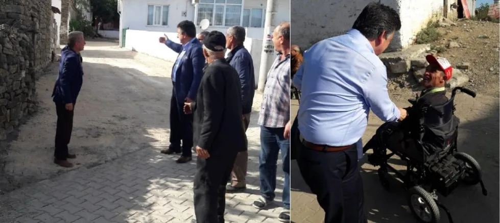 Başkan Gözütok, Köylerdeki  Hizmetleri Yerinde İnceledi