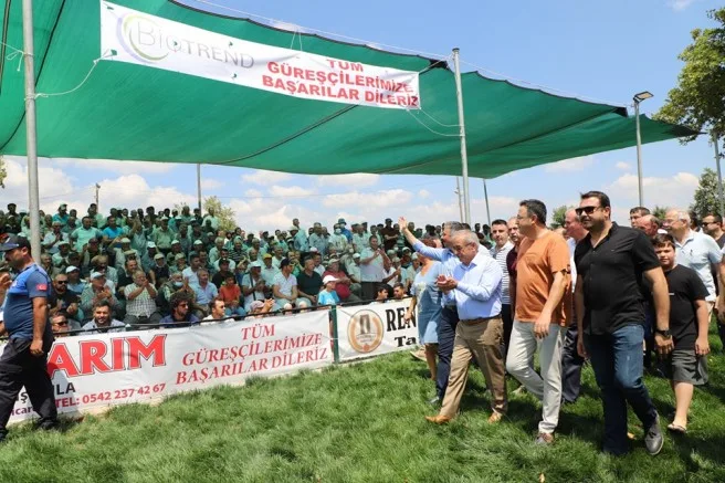 Başkan Özacar, Bayramiç Yağlı Güreşleri Etkinliğine Katıldı