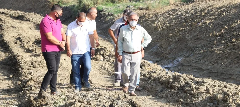 Başkan Özacar Çamlıkta İncelemelerde Bulundu