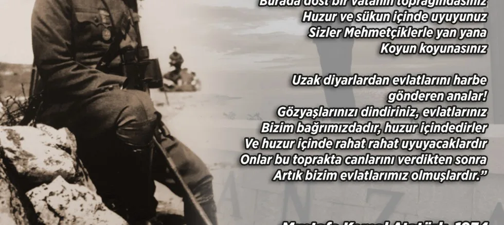 Başkan Özacar’dan Anzak Günü Mesajı
