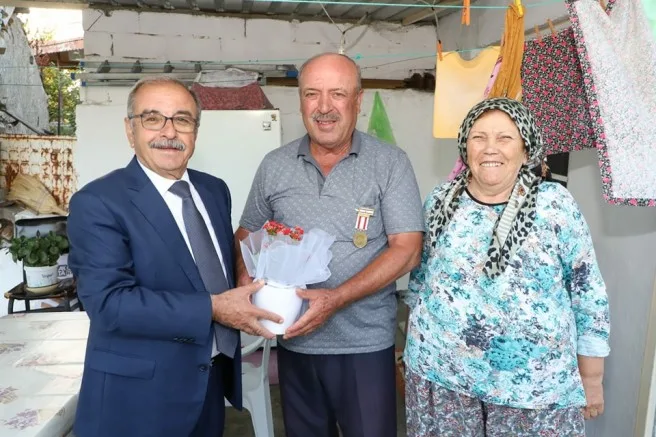 Başkan Özacar’dan Gazilere Ziyaret