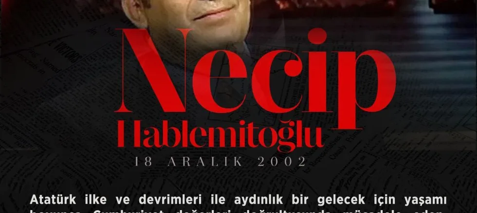 Başkan Özacar’dan Hablemitoğlu’nu Anma Mesajı