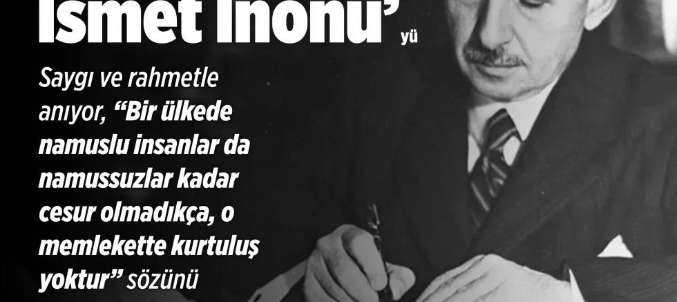Başkan Özacar’dan İnönü’yü Anma Mesajı
