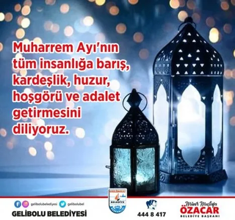 Başkan Özacar’dan Muharrem Ayı Mesajı