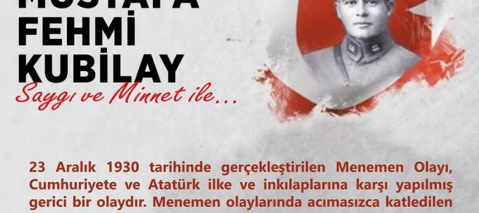 Başkan Özacar’dan Şehit Kubilay’ı Anma Mesajı