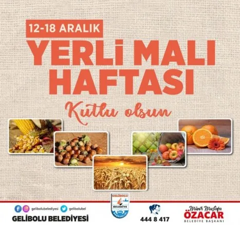 Başkan Özacar’ın Yerli Malı Haftası Mesajı