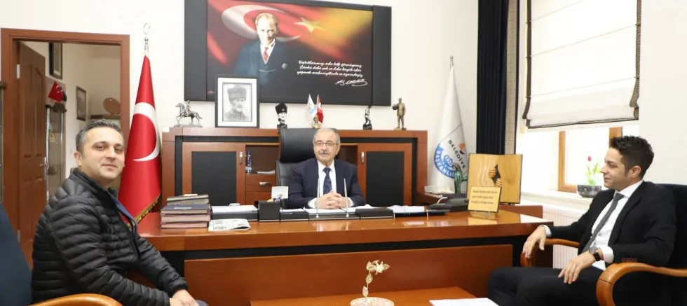 Başkan Özacar, Misafirlerini Ağırladı
