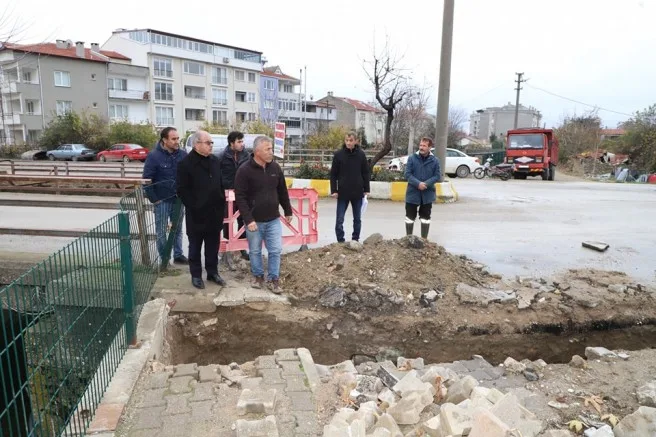 Başkan Özacar, Su Bağlantı Hattı Çalışmalarını İnceledi