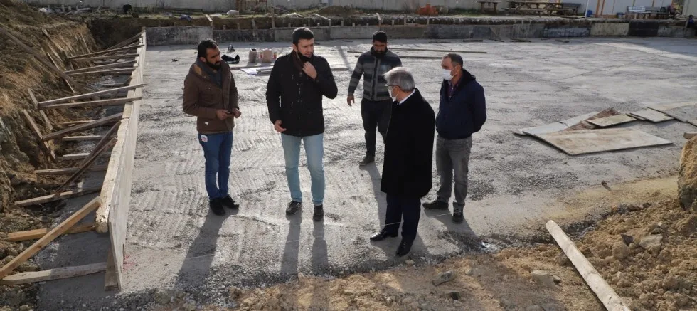 Belediye Hizmet Birimleri Alanının Yapımına Başlandı