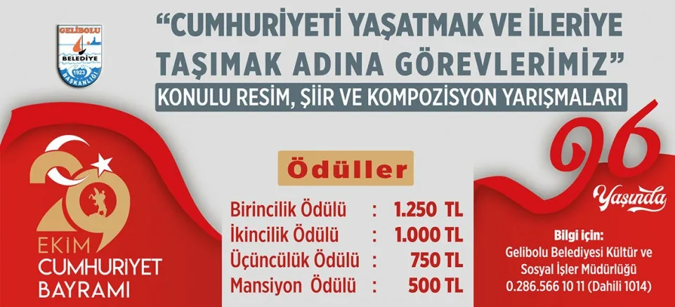 Belediyeden Geleneksel 29 Ekim Yarışması
