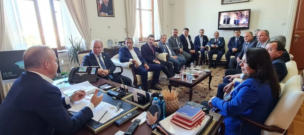 Biga Ticaret Borsası’ndan Gazi Meclise Ziyaret