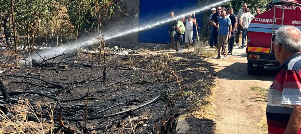 Bolayır’da Çıkan Yangın Büyümeden Söndürüldü