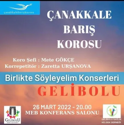 Çanakkale Barış Korosu Gelibolu’da