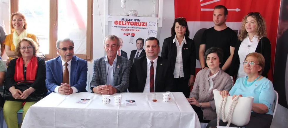 CHP ÇANAKKALE MiLLETVEKiLi ADAYI ÖZGÜR CEYLAN ZiYARETLERDE BULUNDU