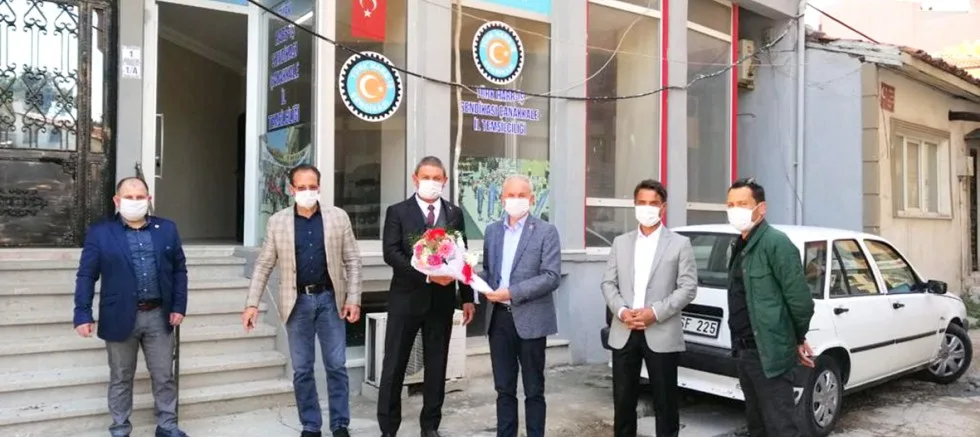 CHP İlçe Başkanından Sendikalara 1 Mayıs Ziyareti