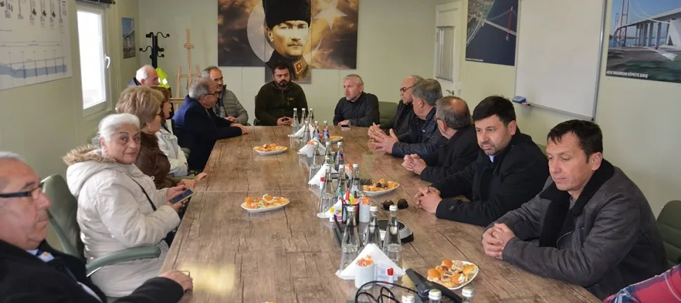 CHP’li Heyetten Köprü İnşaatına Ziyaret