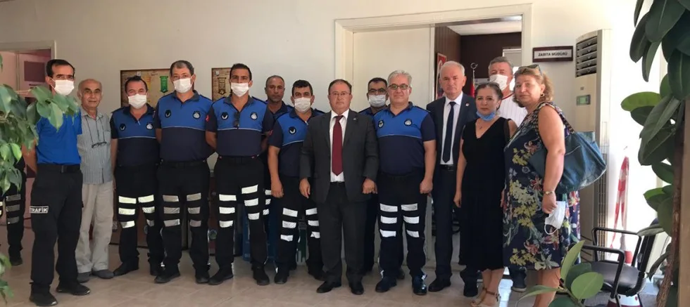 CHP ve İyi Parti’den Zabıta Haftası Ziyareti