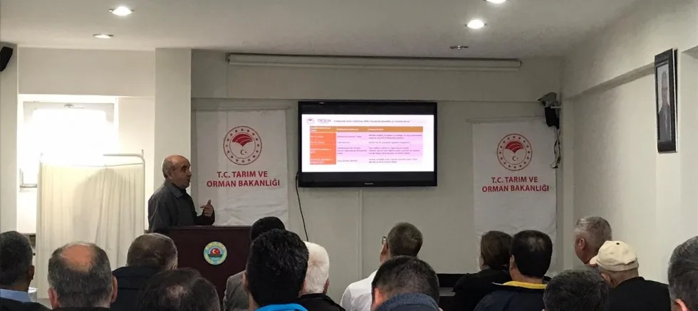 Çiftçilere Bilgilendirme Yapıldı