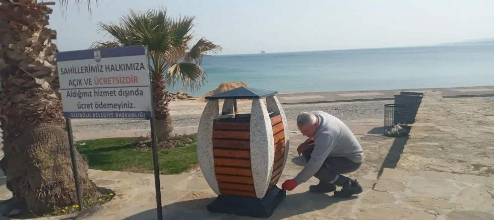 Çöp Kovalarının Bakım ve Boyaları Yapıldı