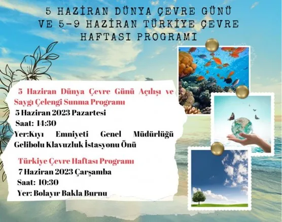 Dünya Çevre Günü Kutlanacak