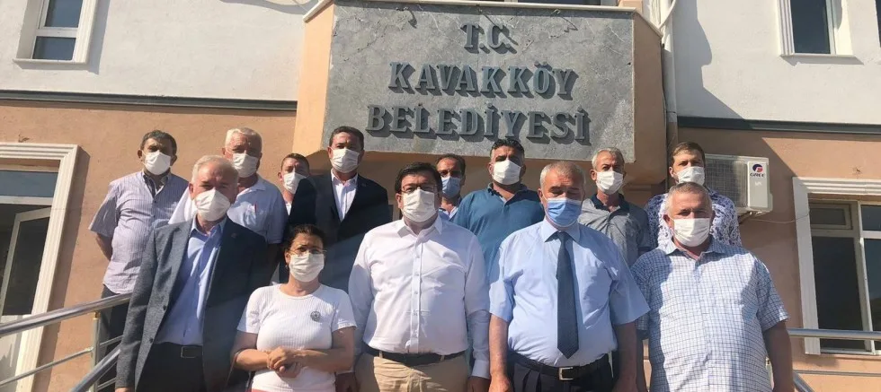 Erkek’ten Kavakköy Belediyesi’ne Ziyaret