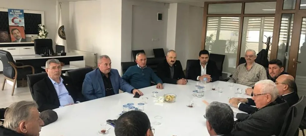 ESNAF SANATKARLAR KREDİ KEFALET KOOPERATİFLERİ BAŞKANLARI ÇAN’DA TOPLANDI