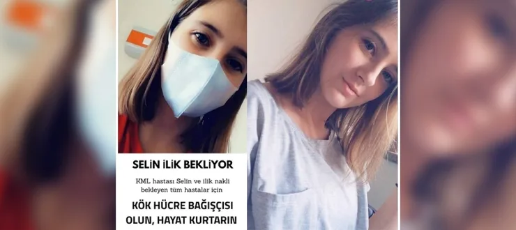Evreşe beldesinde yaşayan Selin Çolak'ın hayatı ilik nakline bağlı