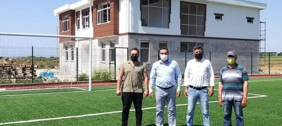 Evreşe Stadı Tamamlanmak Üzere