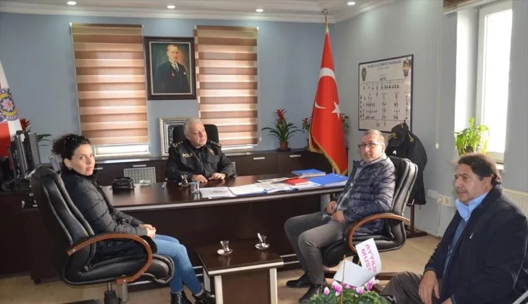 Gazetemizden, Emniyet Müdürüne Ziyaret