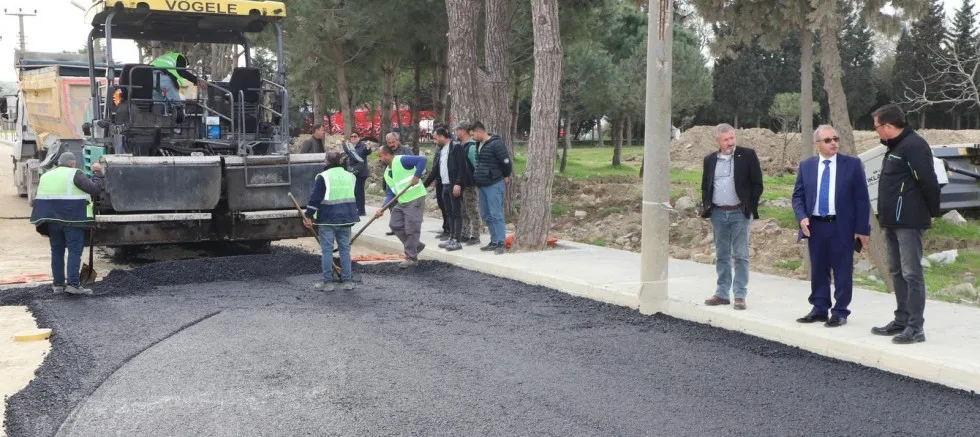 Gazi Hasan Paşa Caddesi’nde Sıcak Asfalt Serimi Başladı