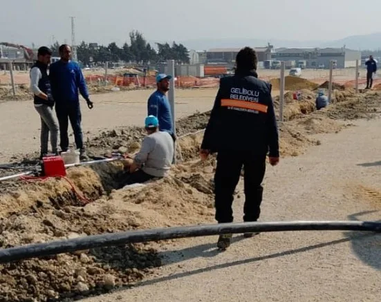 Gelibolu Belediyesi’nden Antakya’da Altyapı Çalışmalarına Destek