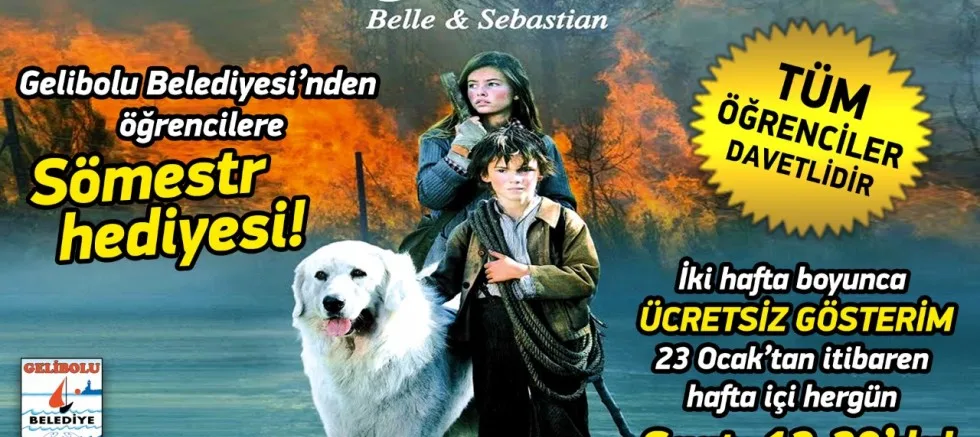 GELİBOLU BELEDİYESİ’NDEN  ÖĞRENCİLERE SÖMESTR HEDİYESİ