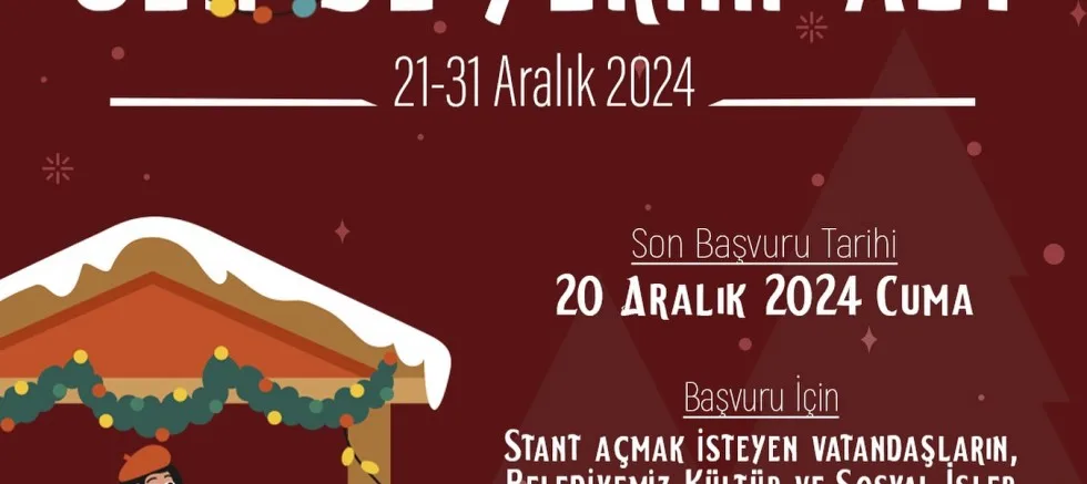 Gelibolu Belediyesi’nden Yeni Yıl Pazarı Daveti
