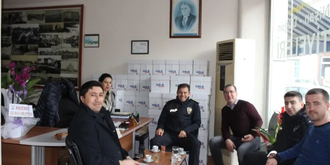 Gelibolu İlçe Emniyet Müdürü Şafak Özkan’ın  Gazetemize Ziyareti