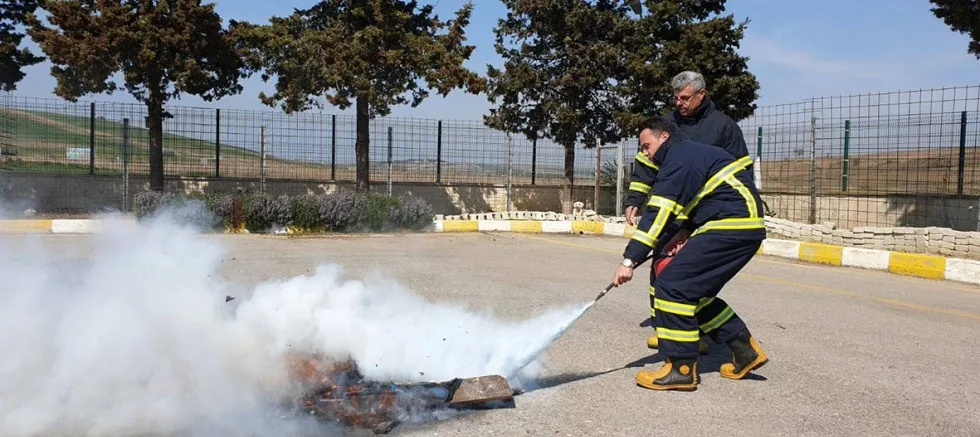 Gelibolu İtfaiyesinden Yangın Tatbikatı
