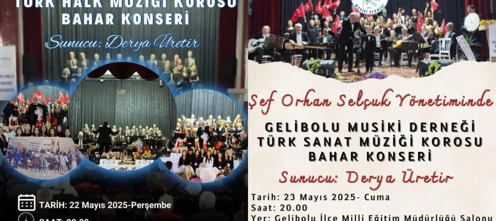 Gelibolu Musiki Derneği Bahar Konserleri Başlıyor