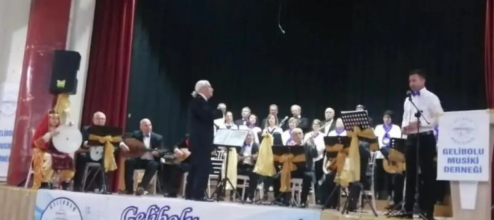 Gelibolu Musiki Derneği, Türk Halk Müziği Konseri Verdi