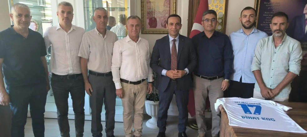 Geliboluspor’dan Kaymakam Cihat Koç’a Ziyaret