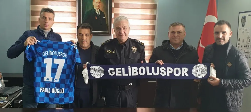 Geliboluspor Kulübünden Emniyet Müdürüne Ziyaret