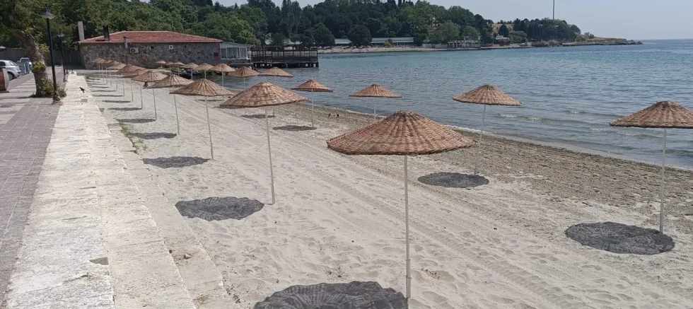 Hamzakoy Plajı Yaza Hazır
