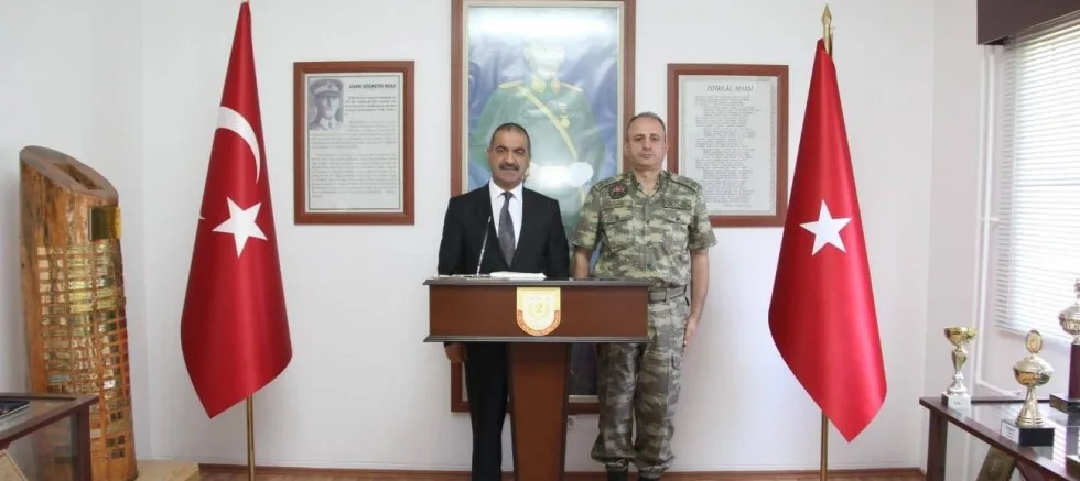 HAYIRLI OLSUN ZiYARETiNDE BULUNDU Tugay Komutanı Dündar Şahin Güngör'e