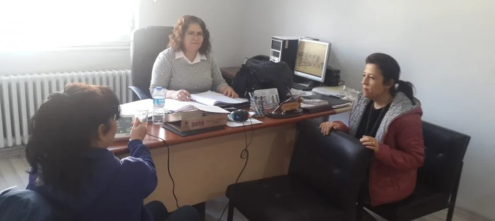 İLÇE HALK  SAĞLIĞI  MÜDÜRLÜĞÜ 1. SINIF ÖĞRENCİLERİNE İŞİTME TESTİ YAPTI