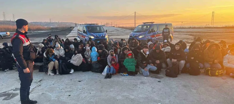İlçemizde İHA Destekli Kaçak Göçmen Operasyonu
