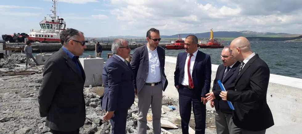 İskele İnşaat Alanında İnceleme