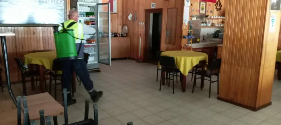 Kahvehaneler Dezenfekte Edildi